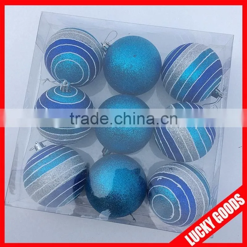 Giant size shatterproof christmas ball unit packing christmas day decoration tree hanging