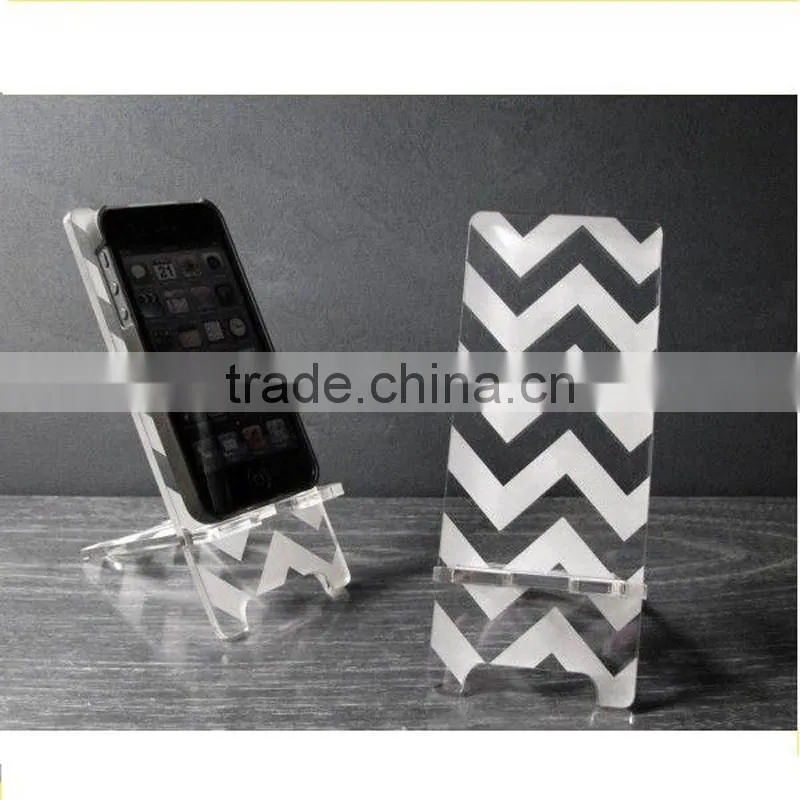 Single acrylic cell phone case mobile phone display