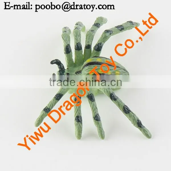 12 designs pvc colorful spider toy