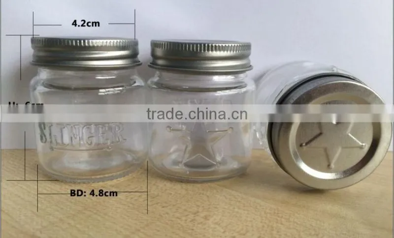 small glass bottles