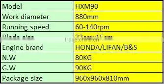 Concrete hand-ray power trowel HXM90(CE,EPA)