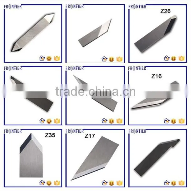 tungsten carbide cutting fabric blade in digital machine