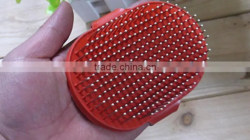 Rubber Dog Pin Brush