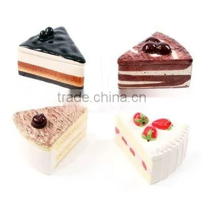 Birthday Ceramic Cake , ceramic Slice Money Box