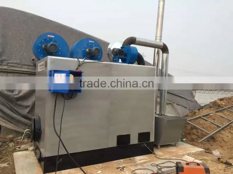 Duck house / greenhouse climate solution multi fuel air heater