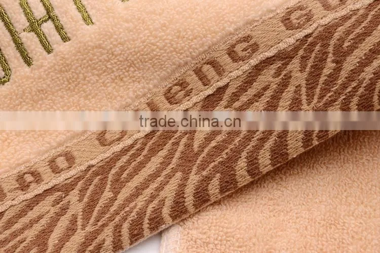 Embrodery cotton bath towels