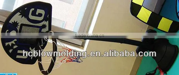 OEM Hollw Blow Molding plastic basketball backboard with basketball ring