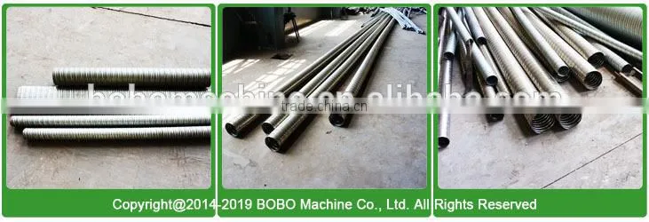 Prestressing corrugated tube making machine