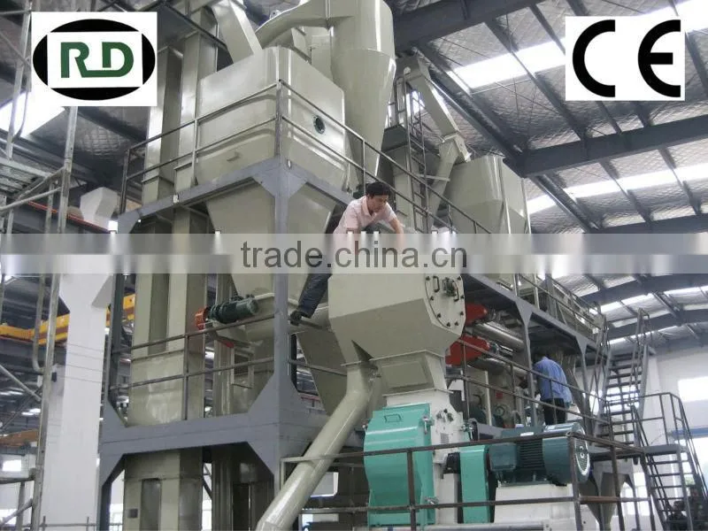 turn-key poultry feed pellet production line equipment