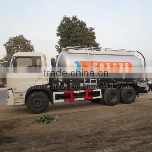 245hp DONGFENG 6*4 Dry Mortar Transport Truck 20 m3