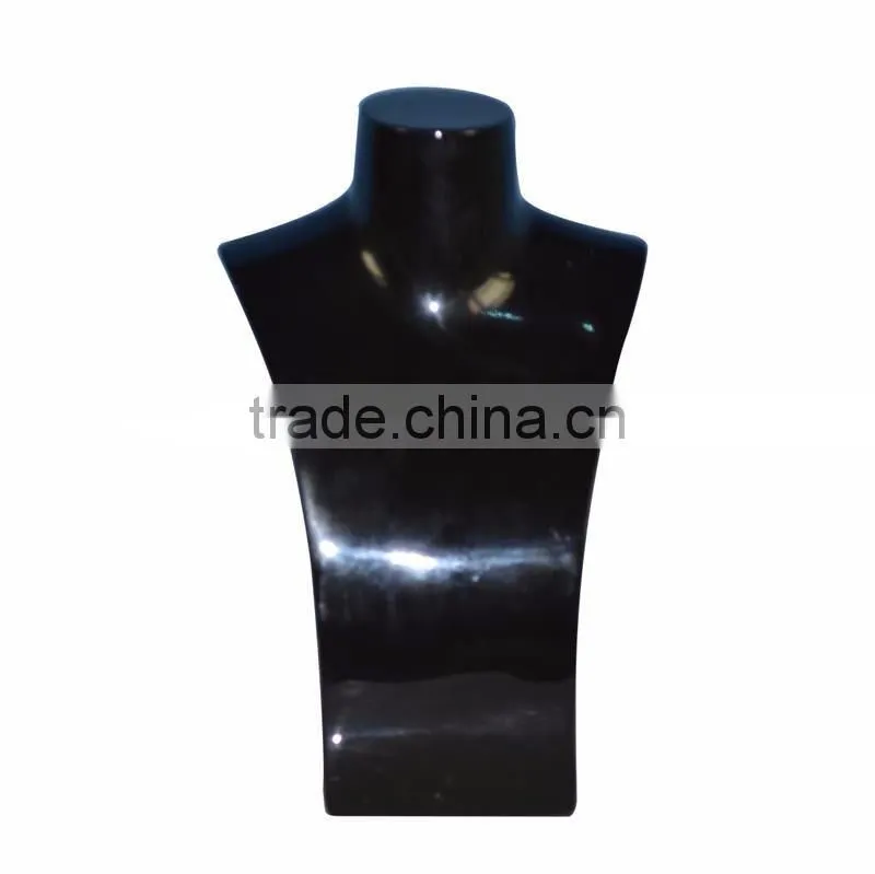 New Fiberglass Holder Jewelry Display Mannequins black side head model