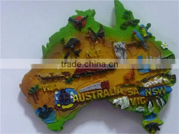 Travel souvenir fridge magnet