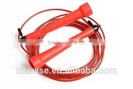 JR02-new Speed Jump rope - Wire Rope with Plastic Coating!