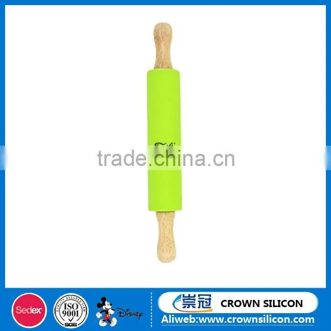 Wood rolling pin fondant rolling pin Silicone baking tools