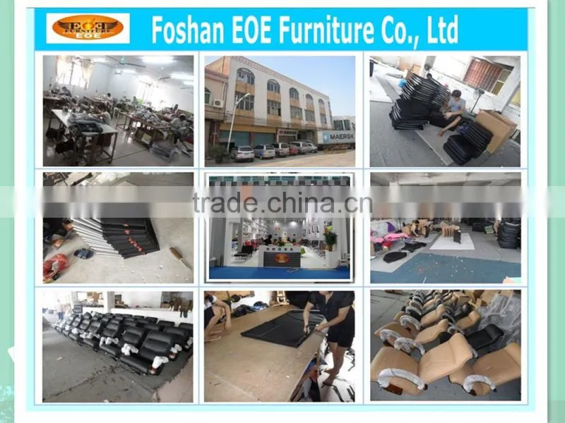 Living room furniture black/white leather leisure lounge chair (EOE brand)
