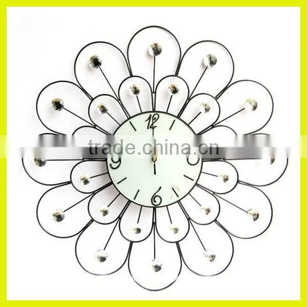 stainless wall clock,metal wall clock