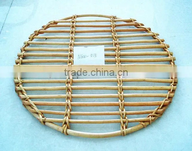 Round wicker sushi plate & wicker plate & wicker tray