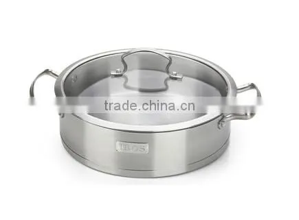 3 pcs stainless steel fry pan/frying pan set