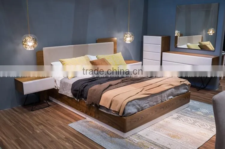 new design bed furniture, bed furniture set, modern bed for hotels