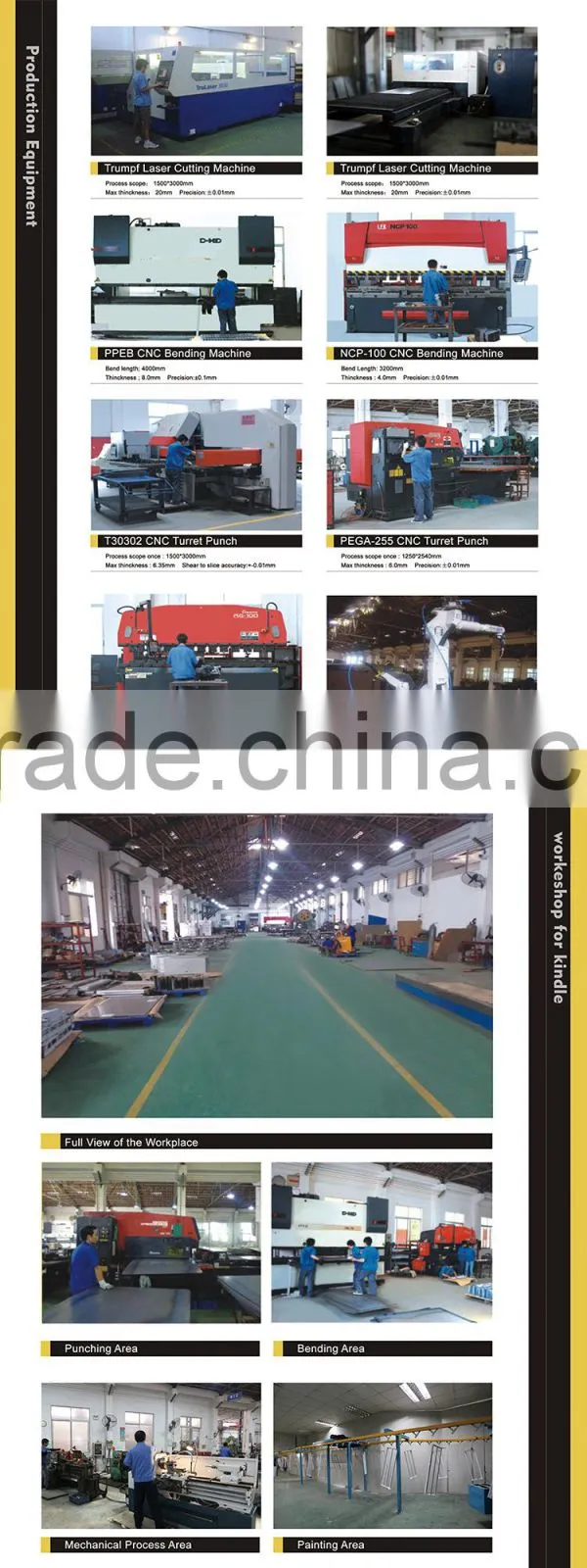 Precise custom sheet metal processing metal fabrication