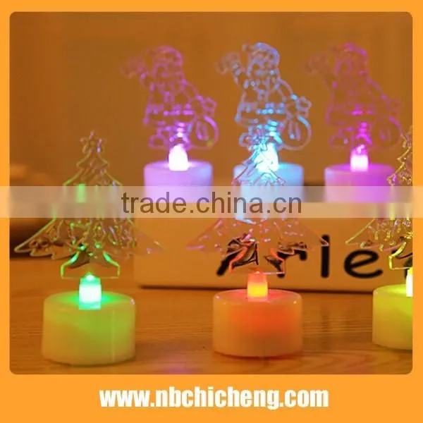 Christmas Plastic Mini Color Changing Gift Light