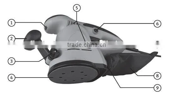 430W 125mm diy cordless electric wood sanders wood sanders