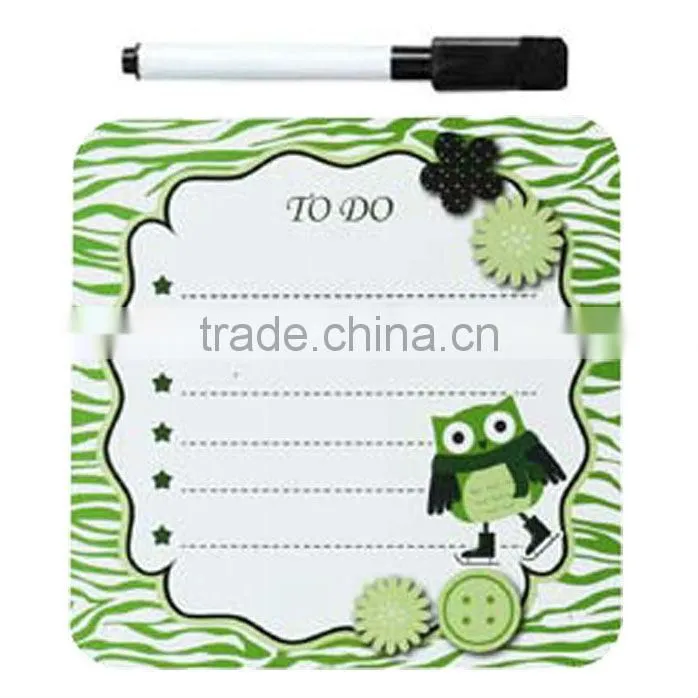 2013 hot selling cheap oval mini printed white board
