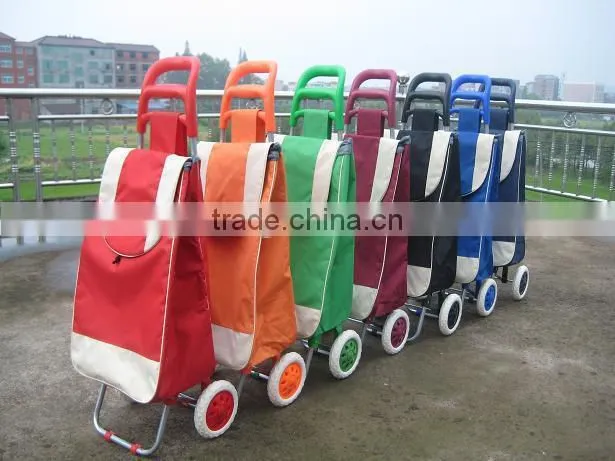 2 Wheels Portable Folding Shopping Trolley Cart