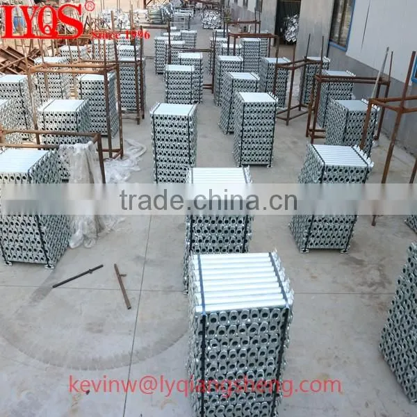 High grade system scaffolding steel cuplock scaffolding for construction