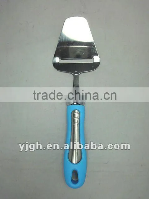 Stainless steel cheese slicer / spatula
