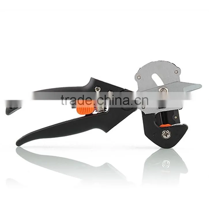 Fruit Tree Professional Grafting Steel Cutting Machine Cutting Tool With 2 Extra Blades Black