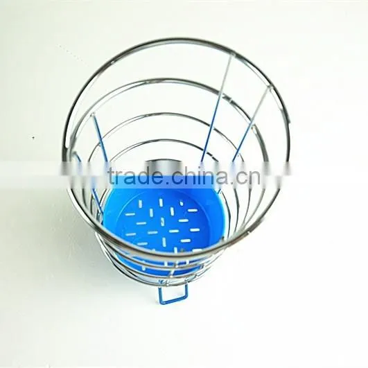 43021 Steel Wire Sink Basket Cutlery Holder Cooking Utensils Storage Kitchen Rack
