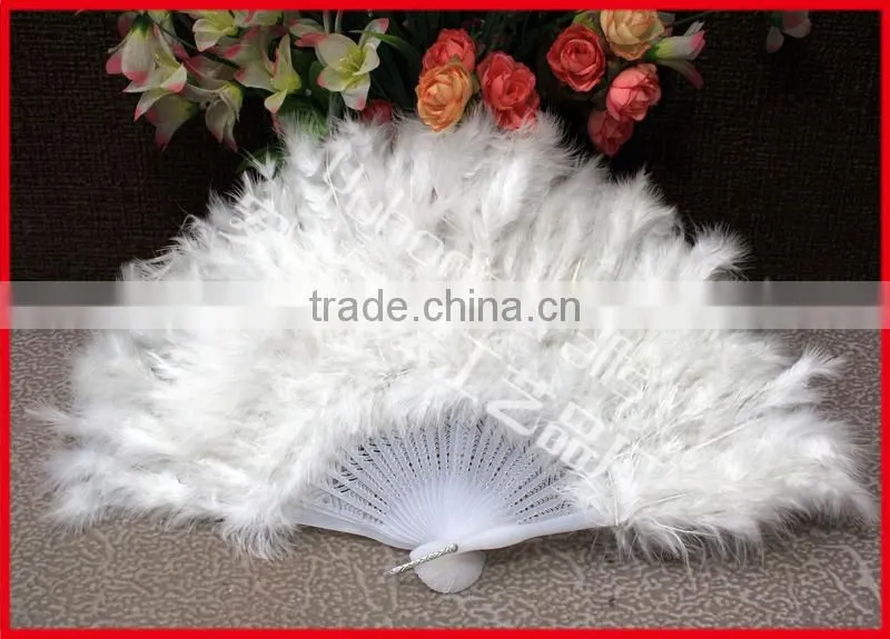 Performance accessory feather dance fan