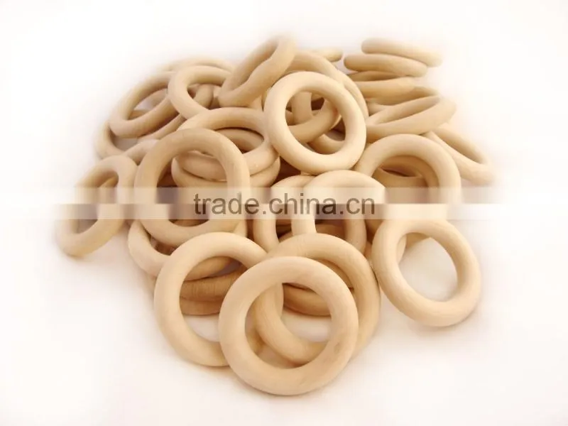 Wooden rings Unfinished Wood round Shapes