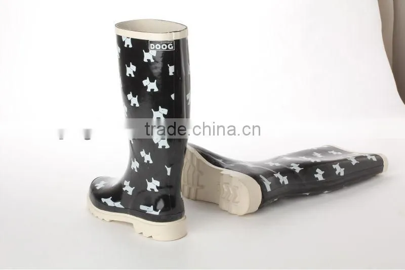 customize print half wellington boot for women