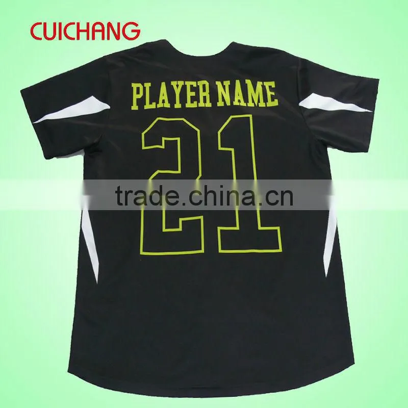 Baseball Jersey,Wholesale Polyester Heat Transfer Printing Custom Design Baseball Team Wear BQF-070