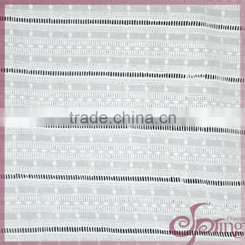 100% cotton cutwork fabric for dress, cloth