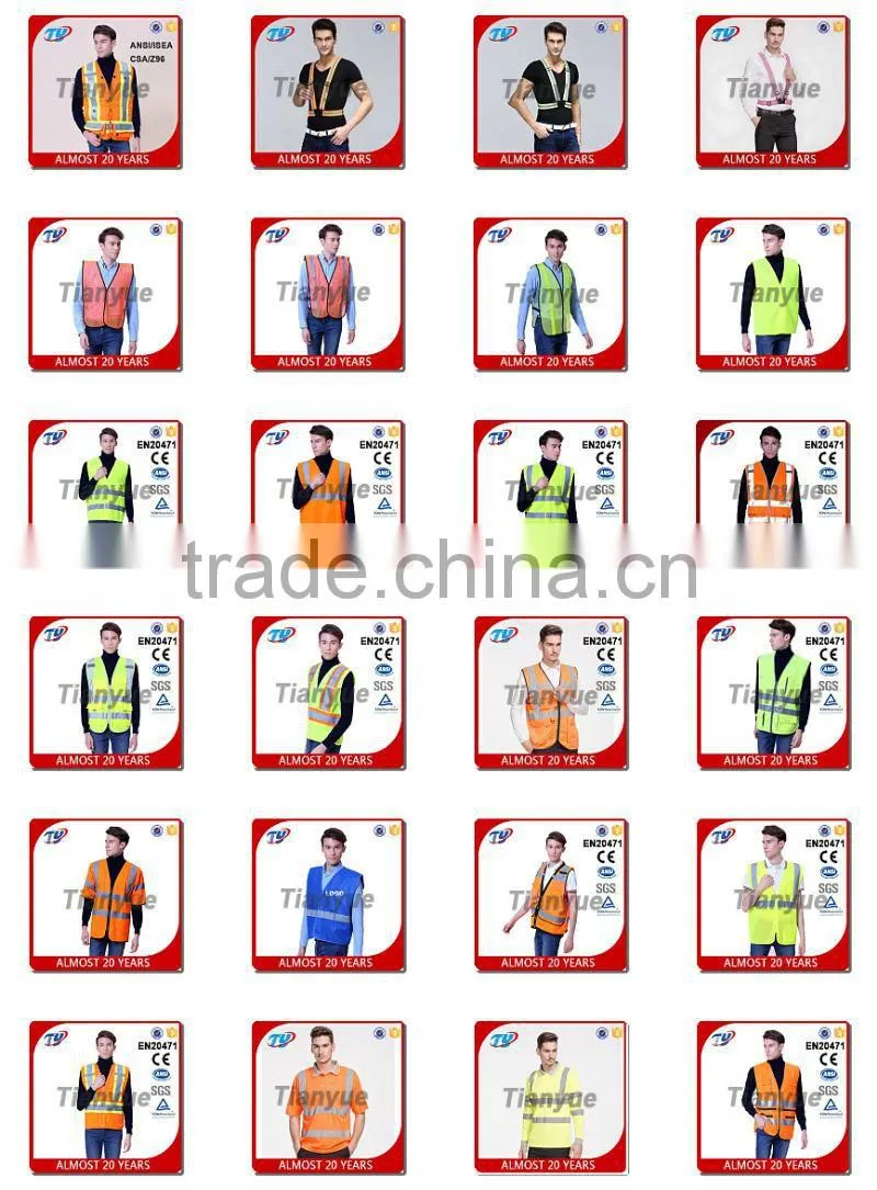 2016 High visibility safety traffic reflective T-shirt motorcycle reflective safety vest