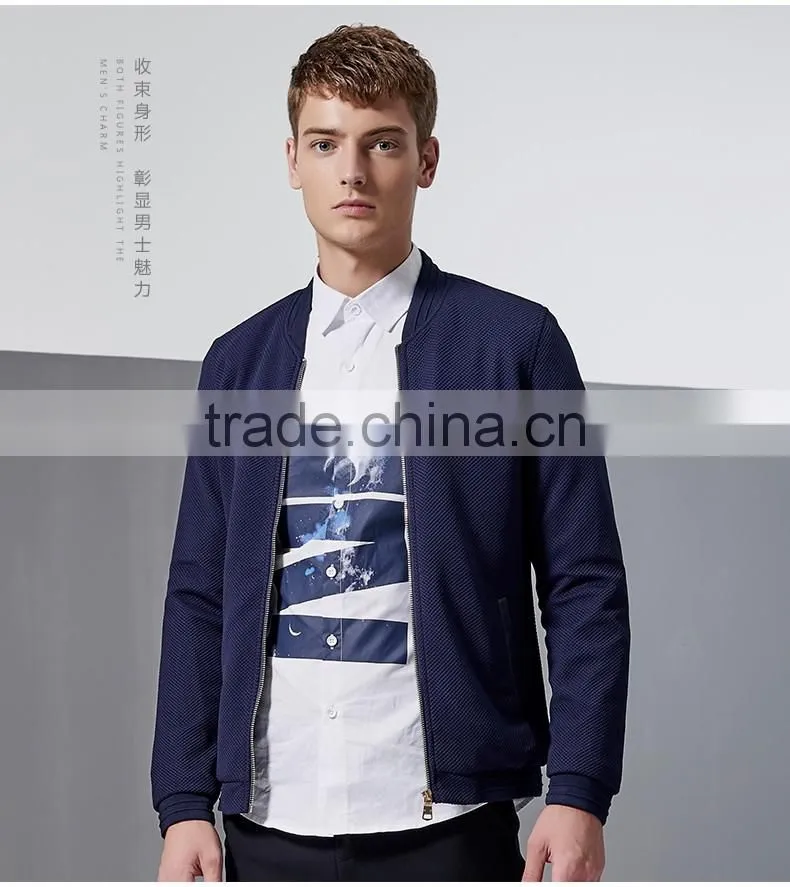 New Design 2016 Hot Selling Popular High Quality Sport Men Jacket Solid Coat Custom Logo Outdoor Zipper Outerwear