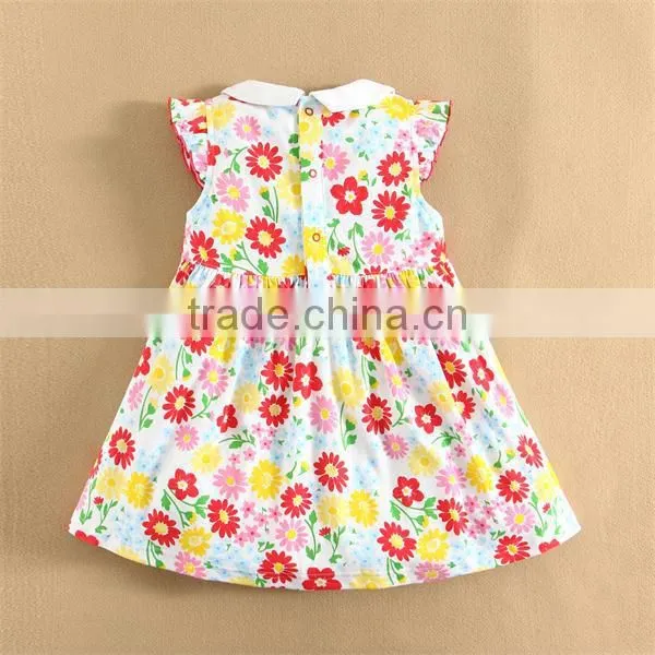 China Supplier Wholesale Girls Woven Dress Sleeveless Design with High Quality
