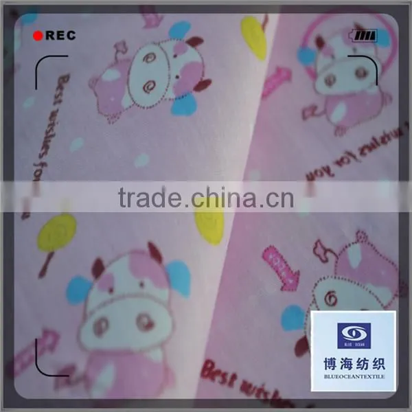 dyed ground print cotton/polyester fabric cvc 60/40