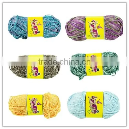 hot sale hand knitted acrylic fiber yarn