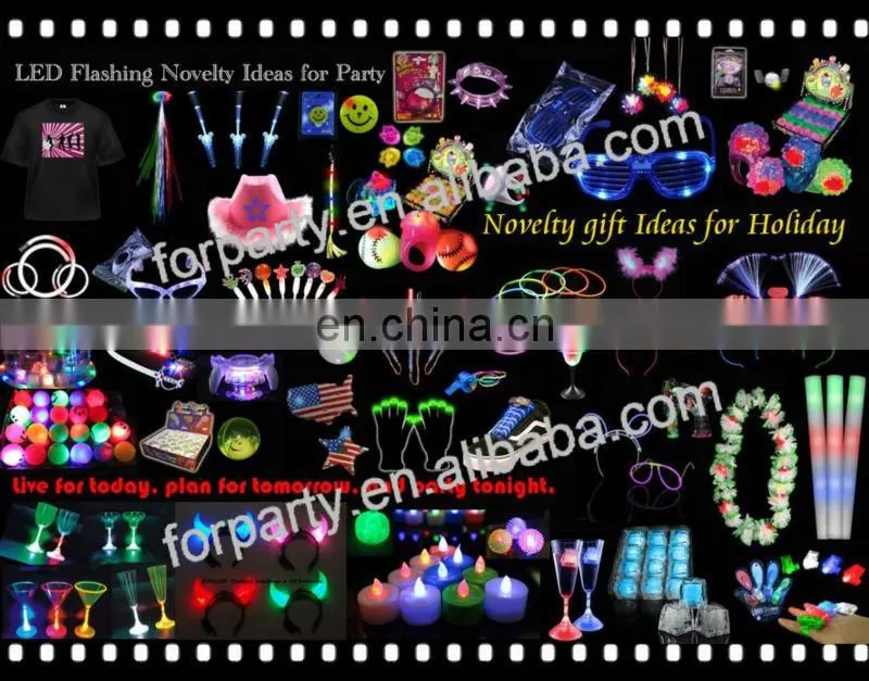 LHW-0075 Butterfly LED flashing fiber optic hair clip