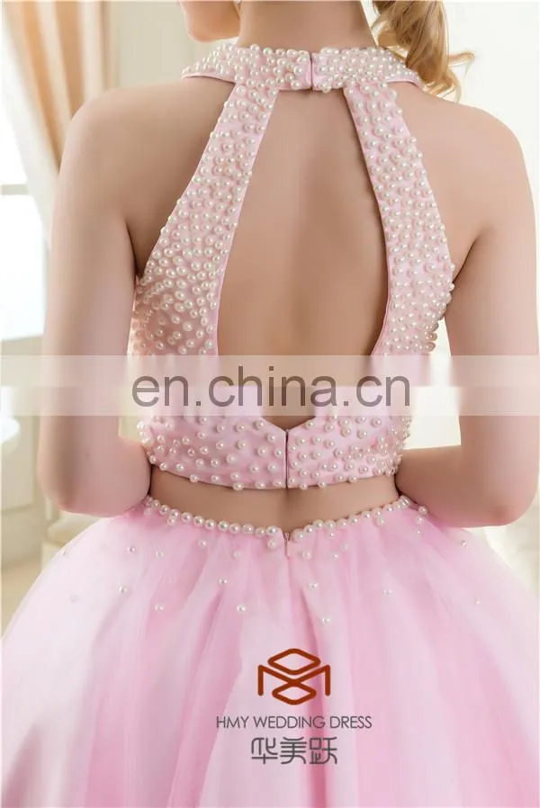 Short Free Prom Girls Dresses HMY-CDA022 Two Pieces Sexy Young Girl Short Cocktail Dress Party Dress