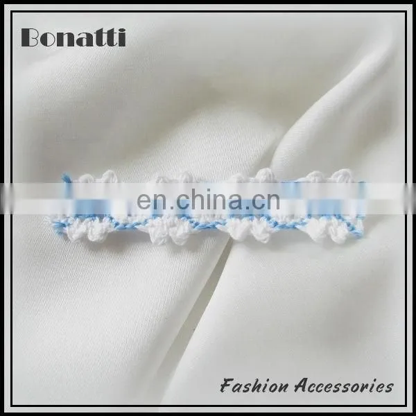 Custom fabric trim for garment accessories