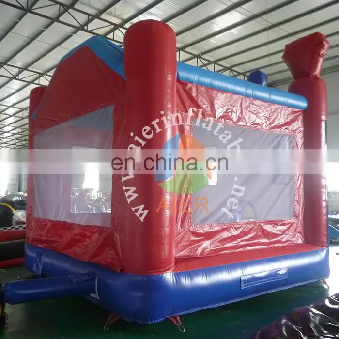 wholesale price bounce castle / vinyl inflatable castle / superman kids castle beds