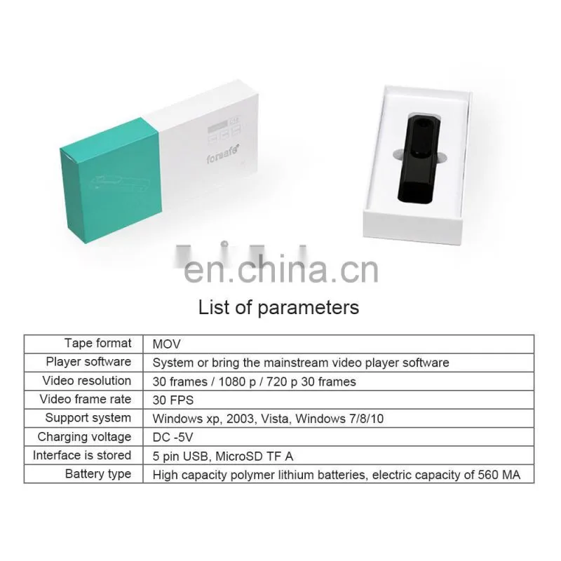C181 IDV 1080P HD Audio Radio Video Recording Pen Intelligent Digital Voice Recorder with Camera USB Charging
