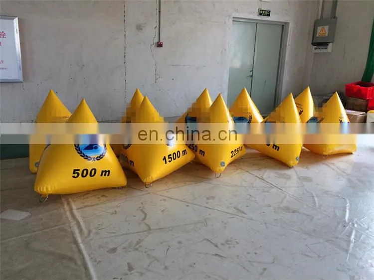 0.6mm PVC tarpaulin air tight OEM water advertising inflatable buoy