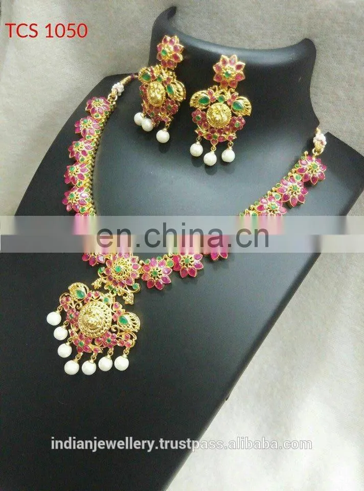 CZ jewelry necklace manufacturer,cubic zirconia necklace jewellery exporter