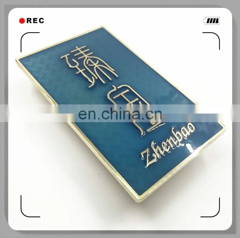 Custom design round labels aluminum nameplate made in China